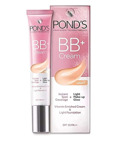 POND'S Full Coverage Bb+ Natural Cream Light, (18 G, All Skin Type),1 Count